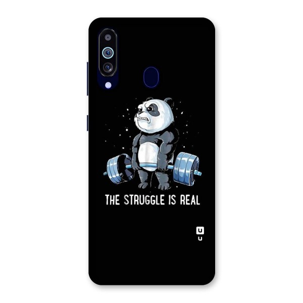 Struggle in Real Back Case for Galaxy A60