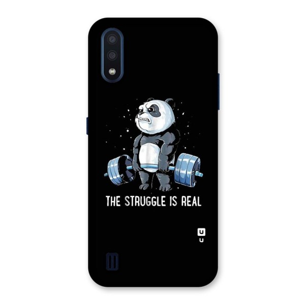 Struggle in Real Back Case for Galaxy M01