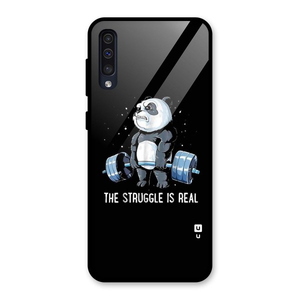 Struggle in Real Glass Back Case for Galaxy A30s