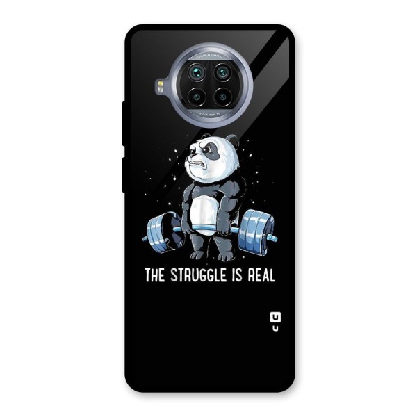 Struggle in Real Glass Back Case for Mi 10i