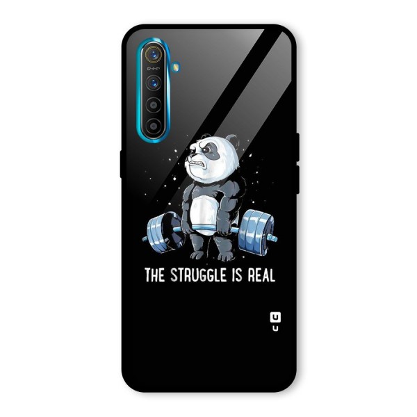 Struggle in Real Glass Back Case for Realme X2