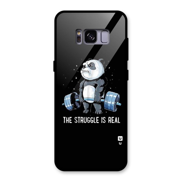 Struggle is Real Glass Back Case for Galaxy S8