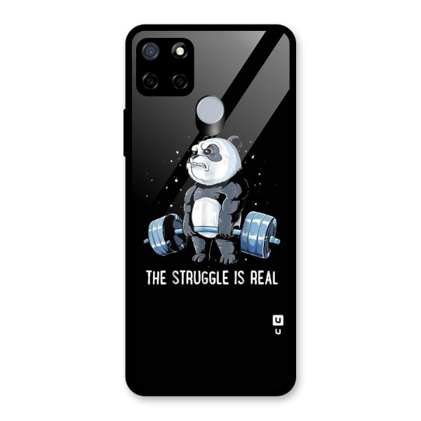 Struggle is Real Glass Back Case for Realme C12