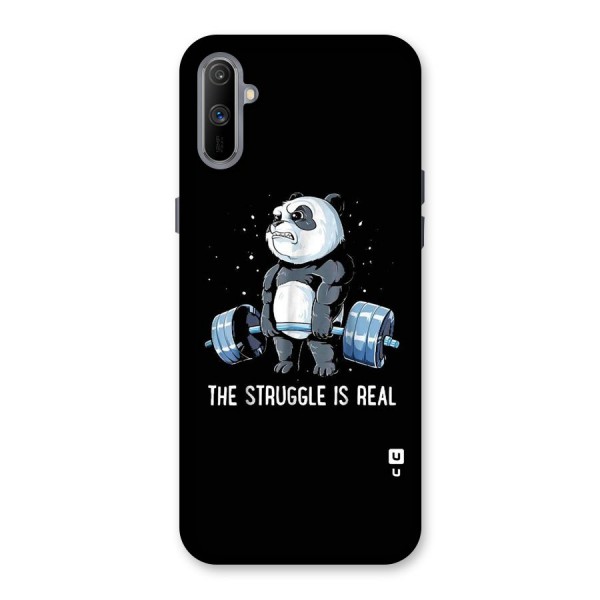 Struggle is Real Panda Back Case for Realme C3