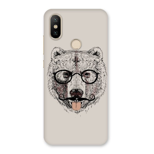 Studious Bear Back Case for Mi A2