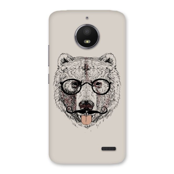 Studious Bear Back Case for Moto E4