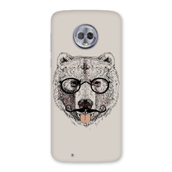 Studious Bear Back Case for Moto G6