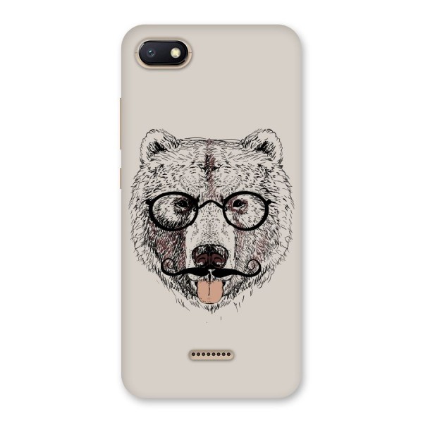 Studious Bear Back Case for Redmi 6A