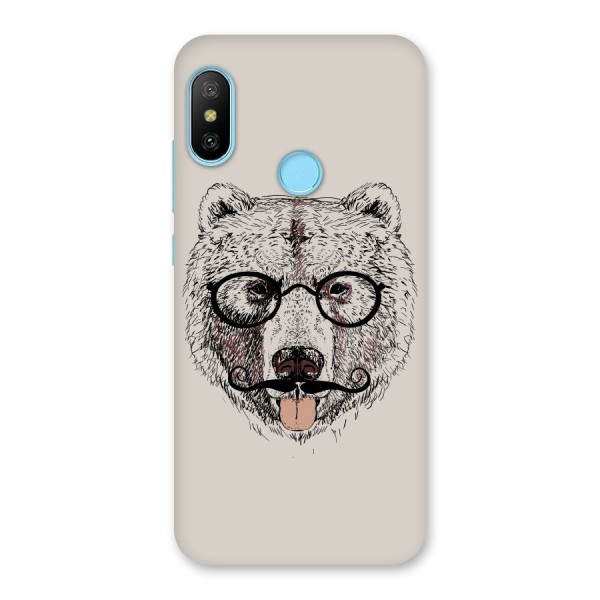 Studious Bear Back Case for Redmi 6 Pro