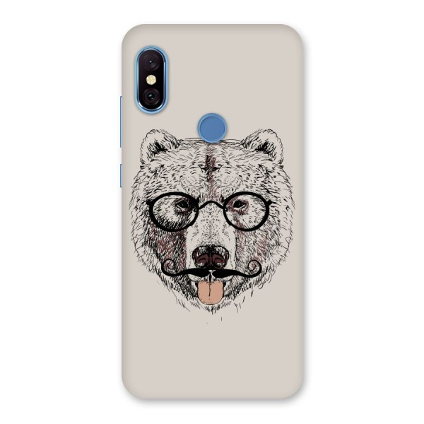 Studious Bear Back Case for Redmi Note 6 Pro