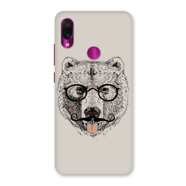 Studious Bear Back Case for Redmi Note 7 Pro