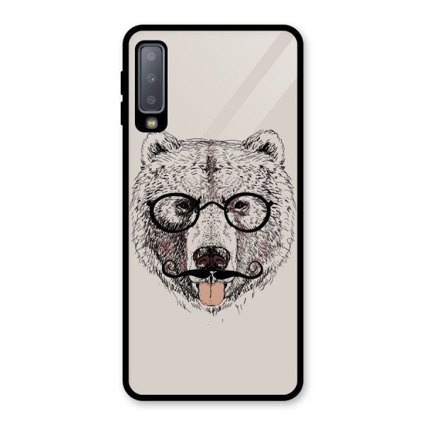 Studious Bear Glass Back Case for Galaxy A7 (2018)