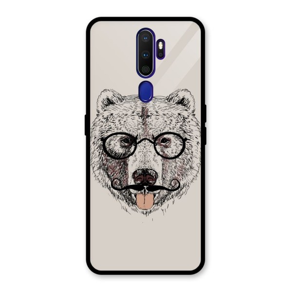 Studious Bear Glass Back Case for Oppo A9 (2020)