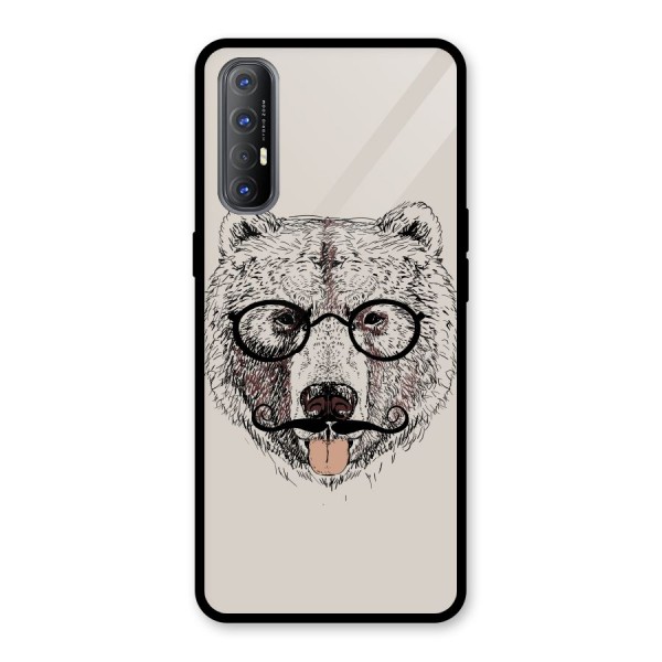 Studious Bear Glass Back Case for Oppo Reno3 Pro