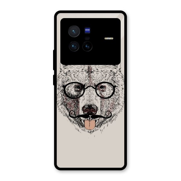 Studious Bear Glass Back Case for Vivo X80