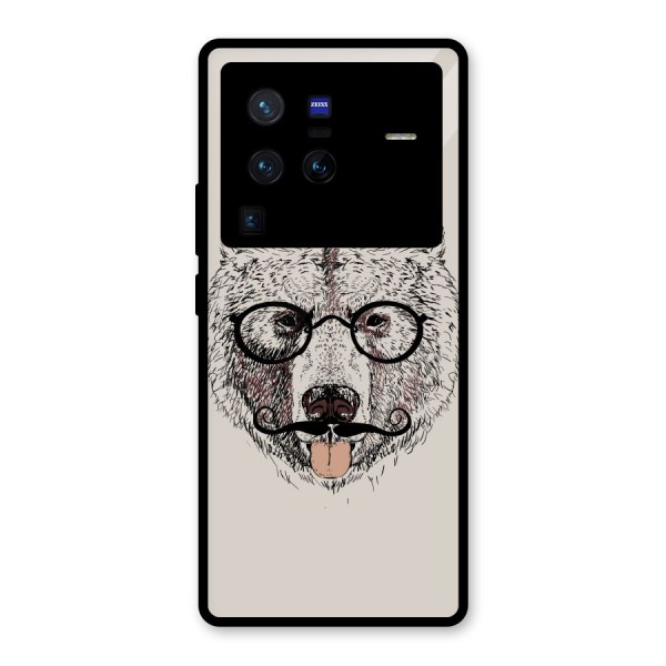 Studious Bear Glass Back Case for Vivo X80 Pro