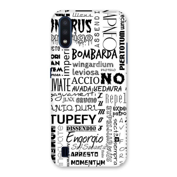 Stupefy Back Case for Galaxy M01