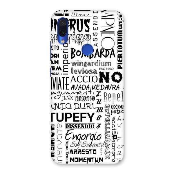 Stupefy Back Case for Redmi Note 7