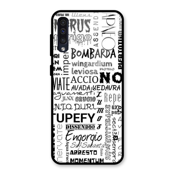 Stupefy Glass Back Case for Galaxy A50s