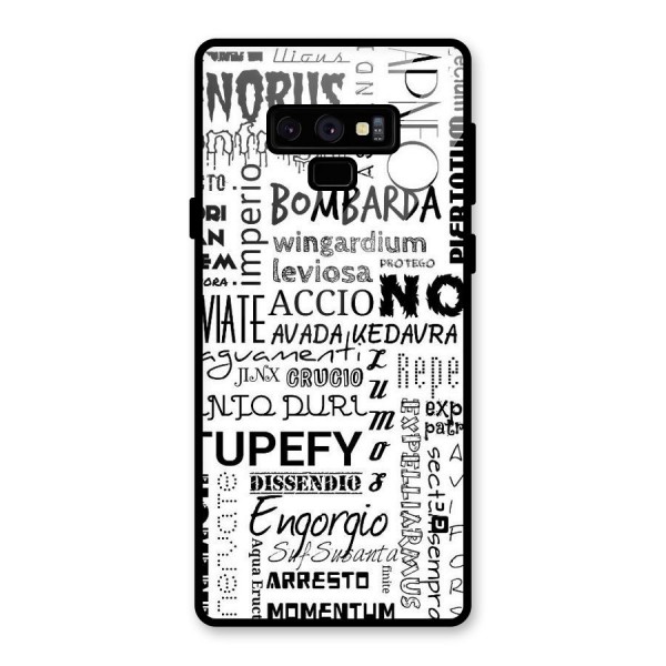 Stupefy Glass Back Case for Galaxy Note 9