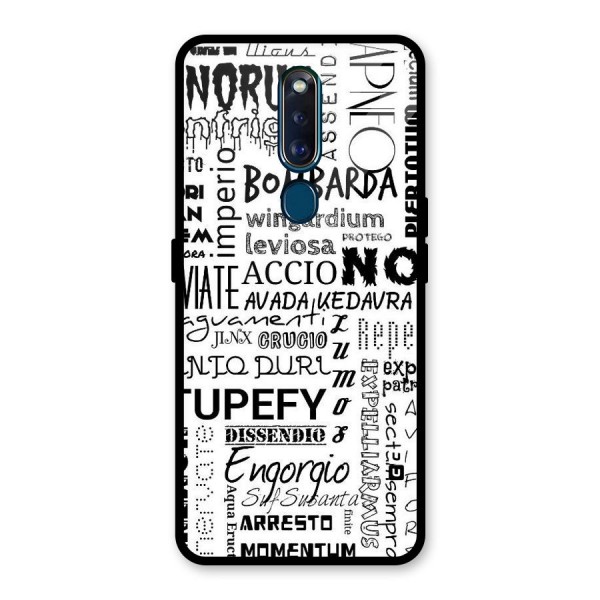 Stupefy Glass Back Case for Oppo F11 Pro