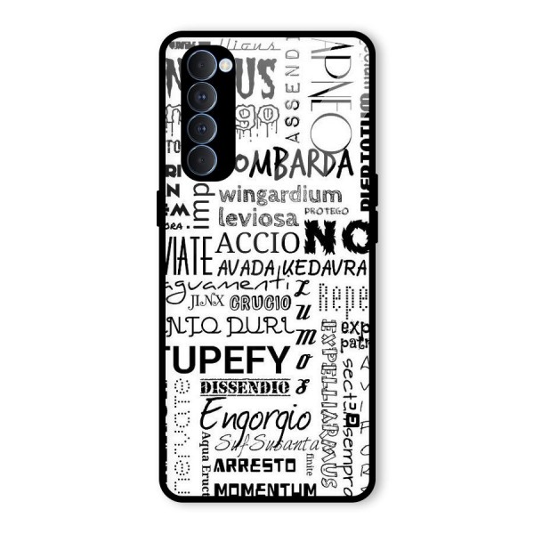 Stupefy Glass Back Case for Oppo Reno4 Pro