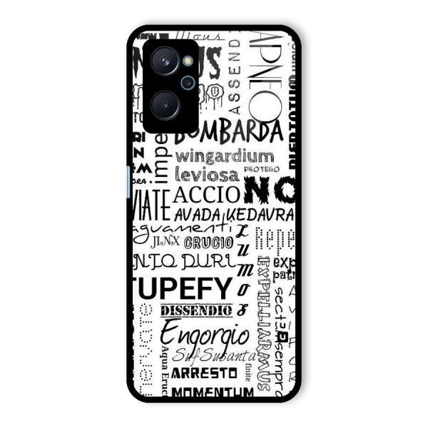 Stupefy Glass Back Case for Realme 9i