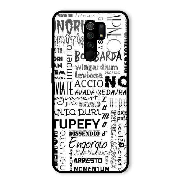 Stupefy Glass Back Case for Redmi 9 Prime