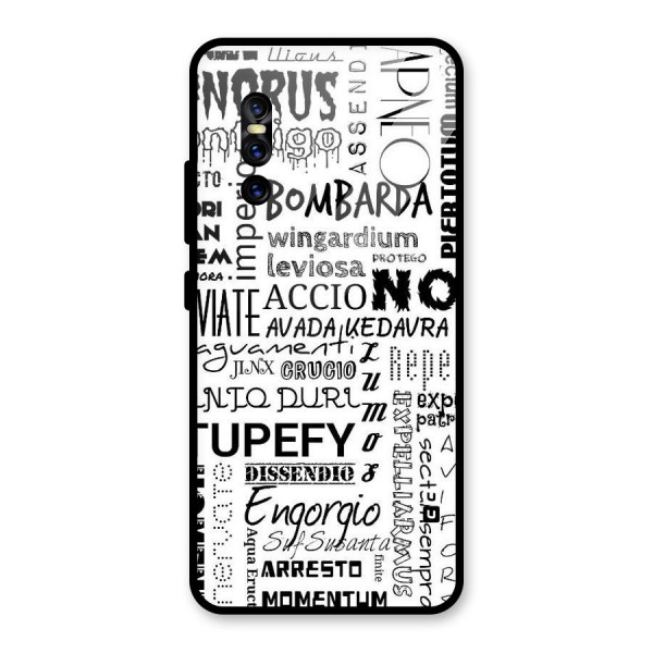 Stupefy Glass Back Case for Vivo V15 Pro