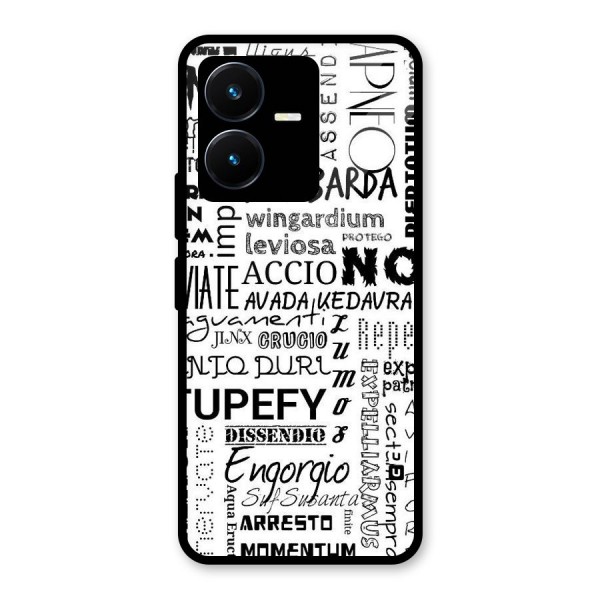 Stupefy Glass Back Case for Vivo Y22