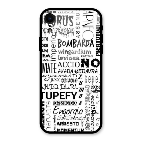 Stupefy Glass Back Case for XR