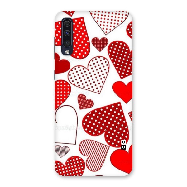 Style Hearts Back Case for Galaxy A50