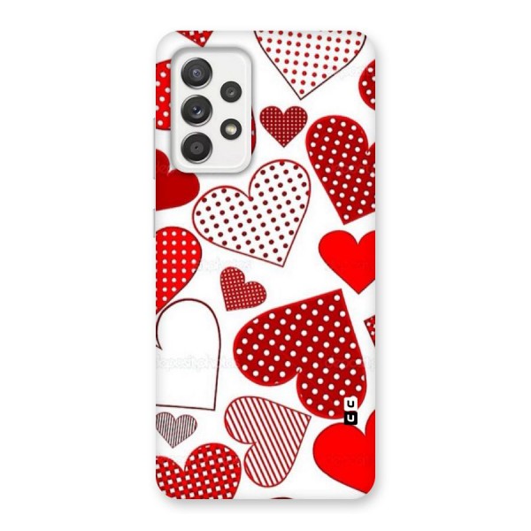 Style Hearts Back Case for Galaxy A52