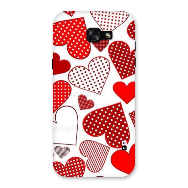 Style Hearts Back Case for Galaxy A7 (2017)