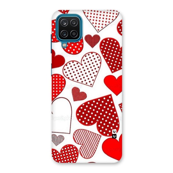 Style Hearts Back Case for Galaxy F12