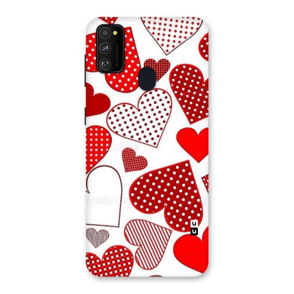 Style Hearts Back Case for Galaxy M21