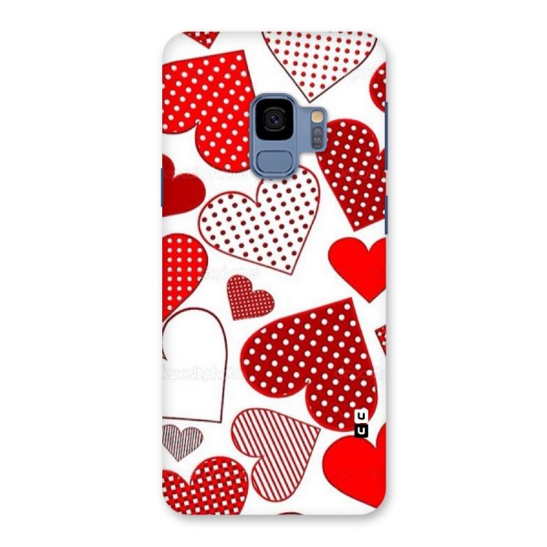 Style Hearts Back Case for Galaxy S9