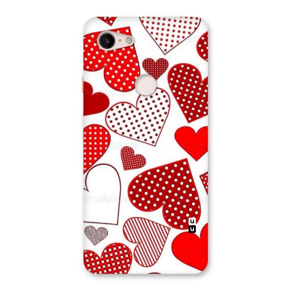 Style Hearts Back Case for Google Pixel 3 XL