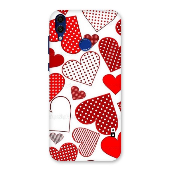 Style Hearts Back Case for Honor 8C