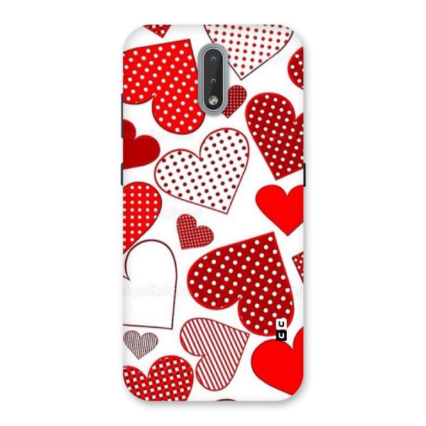 Style Hearts Back Case for Nokia 2.3