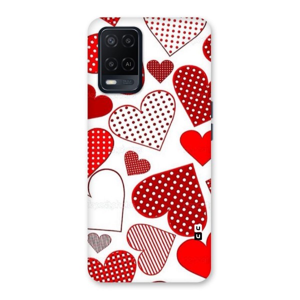 Style Hearts Back Case for Oppo A54