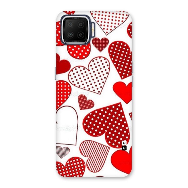 Style Hearts Back Case for Oppo F17