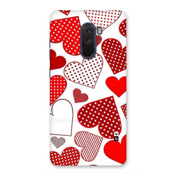 Style Hearts Back Case for Poco F1