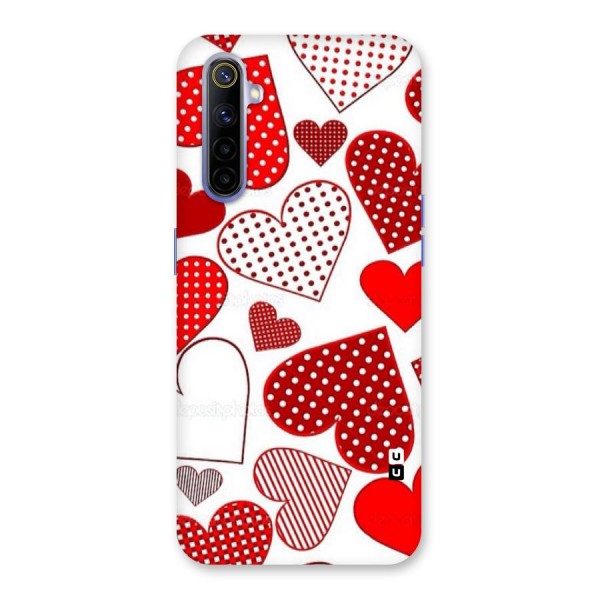 Style Hearts Back Case for Realme 6