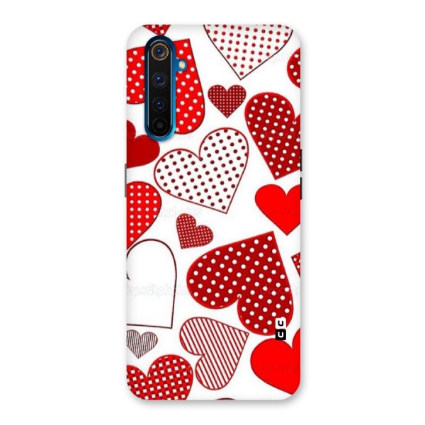 Style Hearts Back Case for Realme 6 Pro