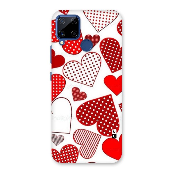 Style Hearts Back Case for Realme C12