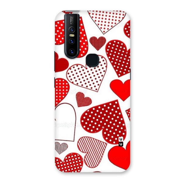 Style Hearts Back Case for Vivo V15