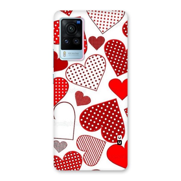 Style Hearts Back Case for Vivo X60 Pro