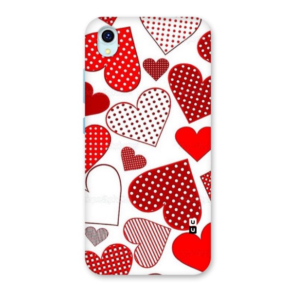 Style Hearts Back Case for Vivo Y1s