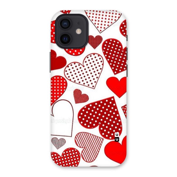 Style Hearts Back Case for iPhone 12